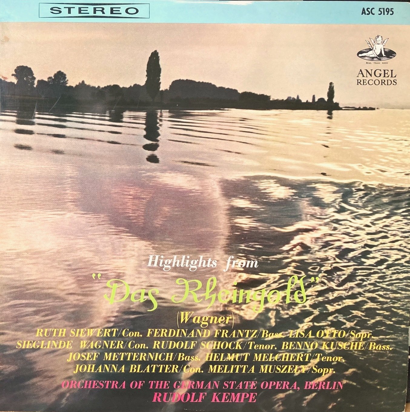 画像1: ANGEL[赤盤, 白・金環] ケンペ/ワーグナー ラインの黄金(ハイライト)