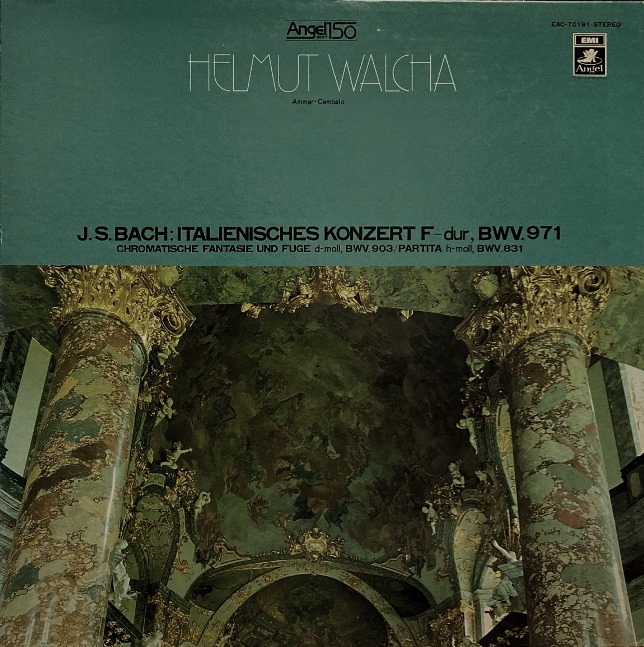 画像1: ANGEL(EMI) ヴァルヒャ/J.S.バッハ イタリア協奏曲, 半音階的幻想曲とフーガ, パルティータ