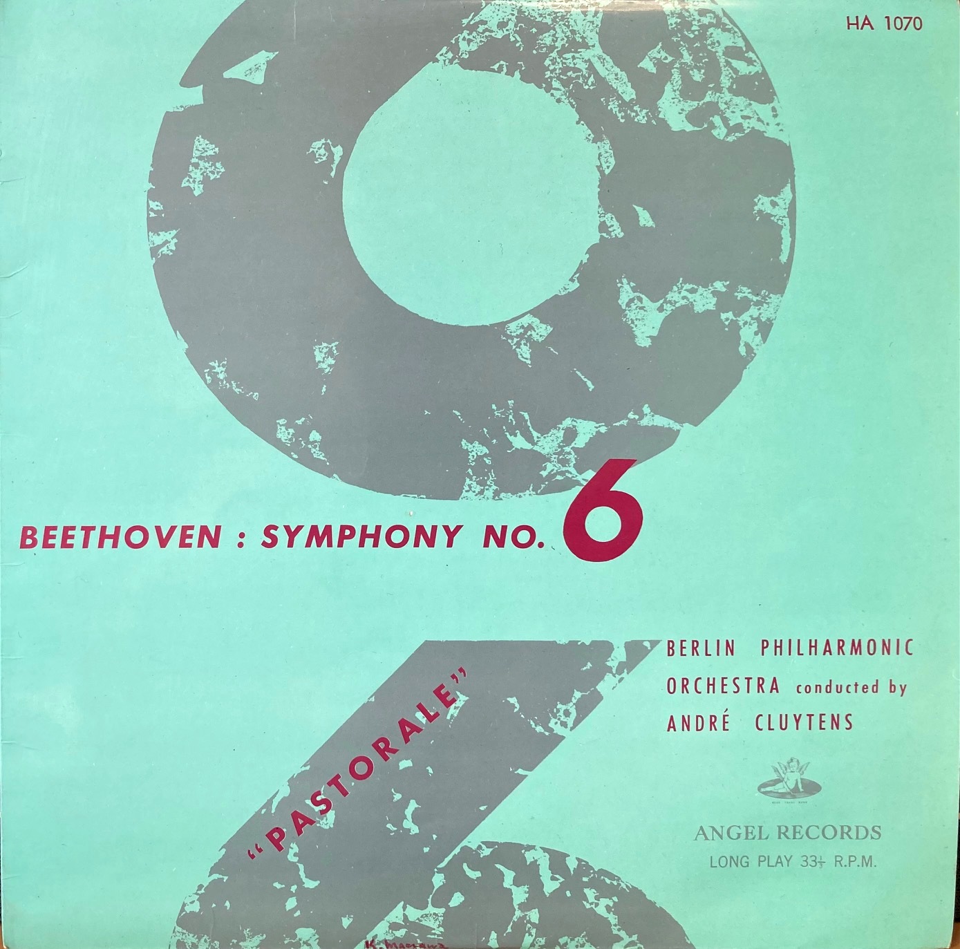 画像1: ANGEL [ステレオとは別録音] クリュイタンス/ベートーヴェン  交響曲第6番「田園」