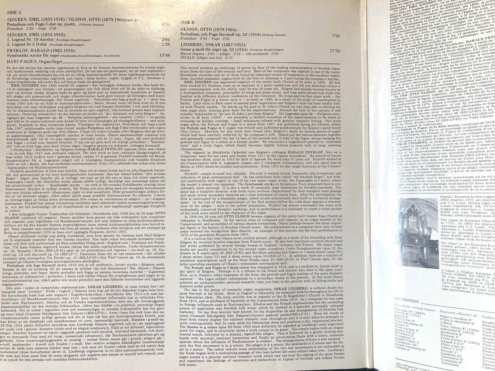 画像4: スウェーデンBIS スウェーデンのロマンティック・オルガン曲集