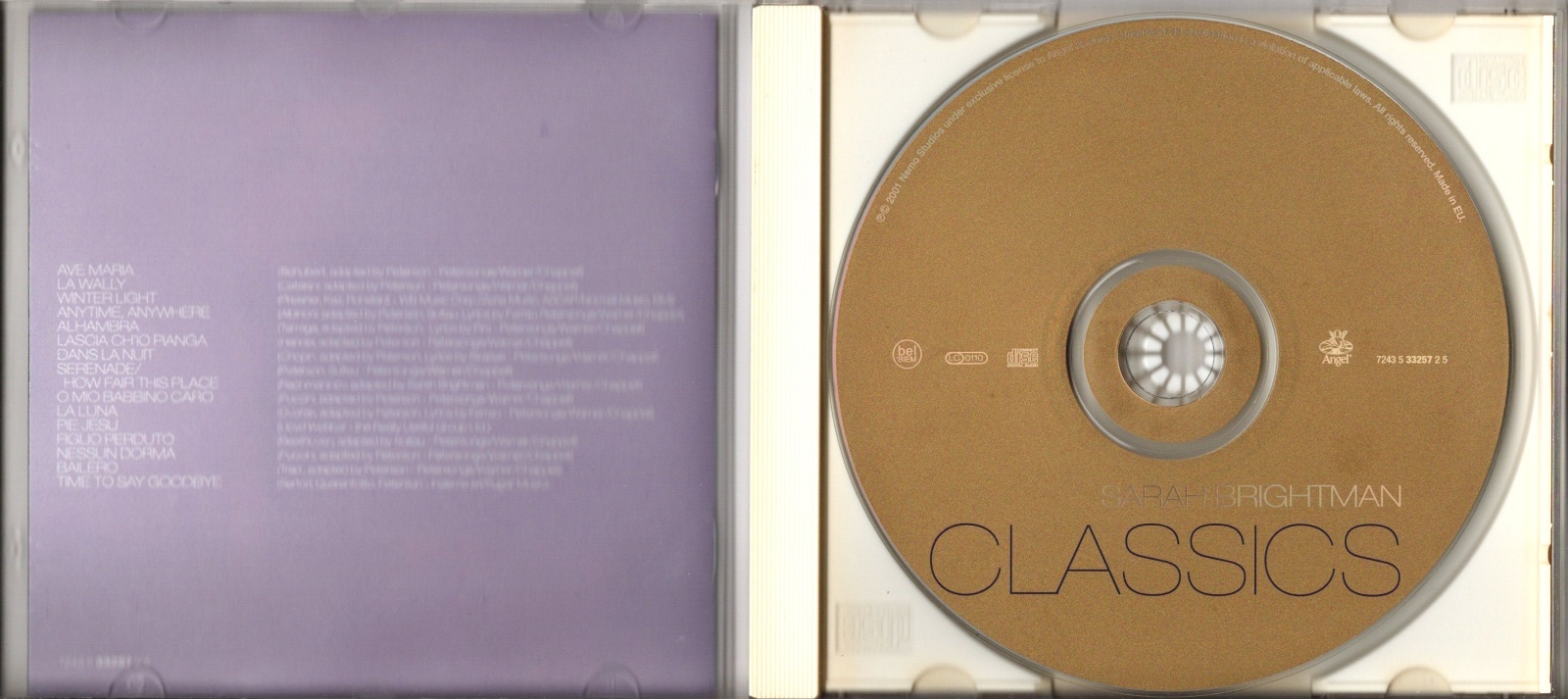 画像3: [中古CD] 欧Angel サラ・ブライトマン／CLASSICS