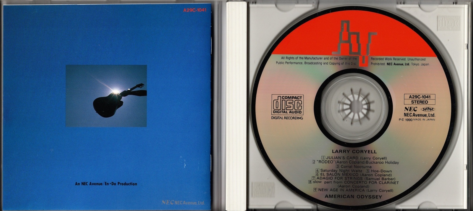 画像3: [中古CD] Avenue ラリー・コリエル／American Odyssey