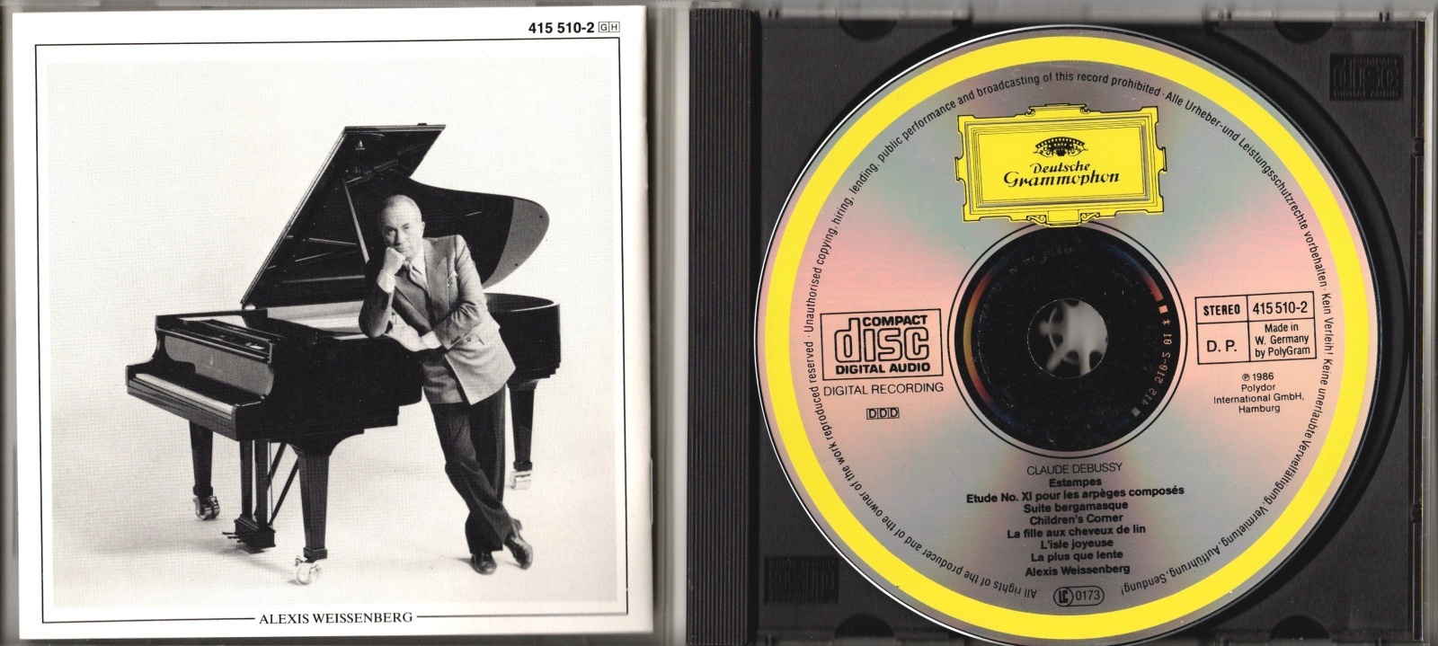 画像3: [中古CD] 独DG ワイセンベルク／ドビュッシー作品集