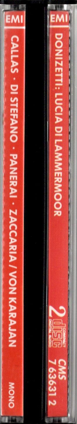 画像4: [中古CD] 欧EMI [2枚組] カラス&カラヤン, ライヴ／ドニゼッティ「ランメルモールのルチア」