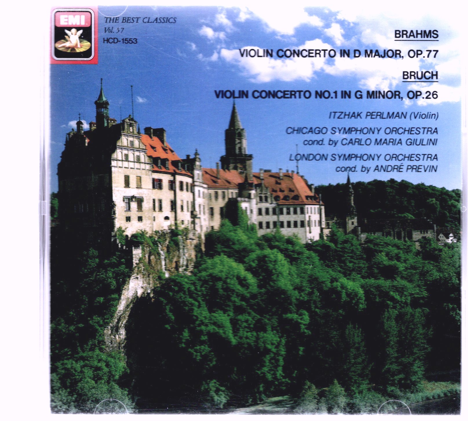 中古CD] EMI パールマン／ブラームス＆ブルッフ ヴァイオリン協奏曲
