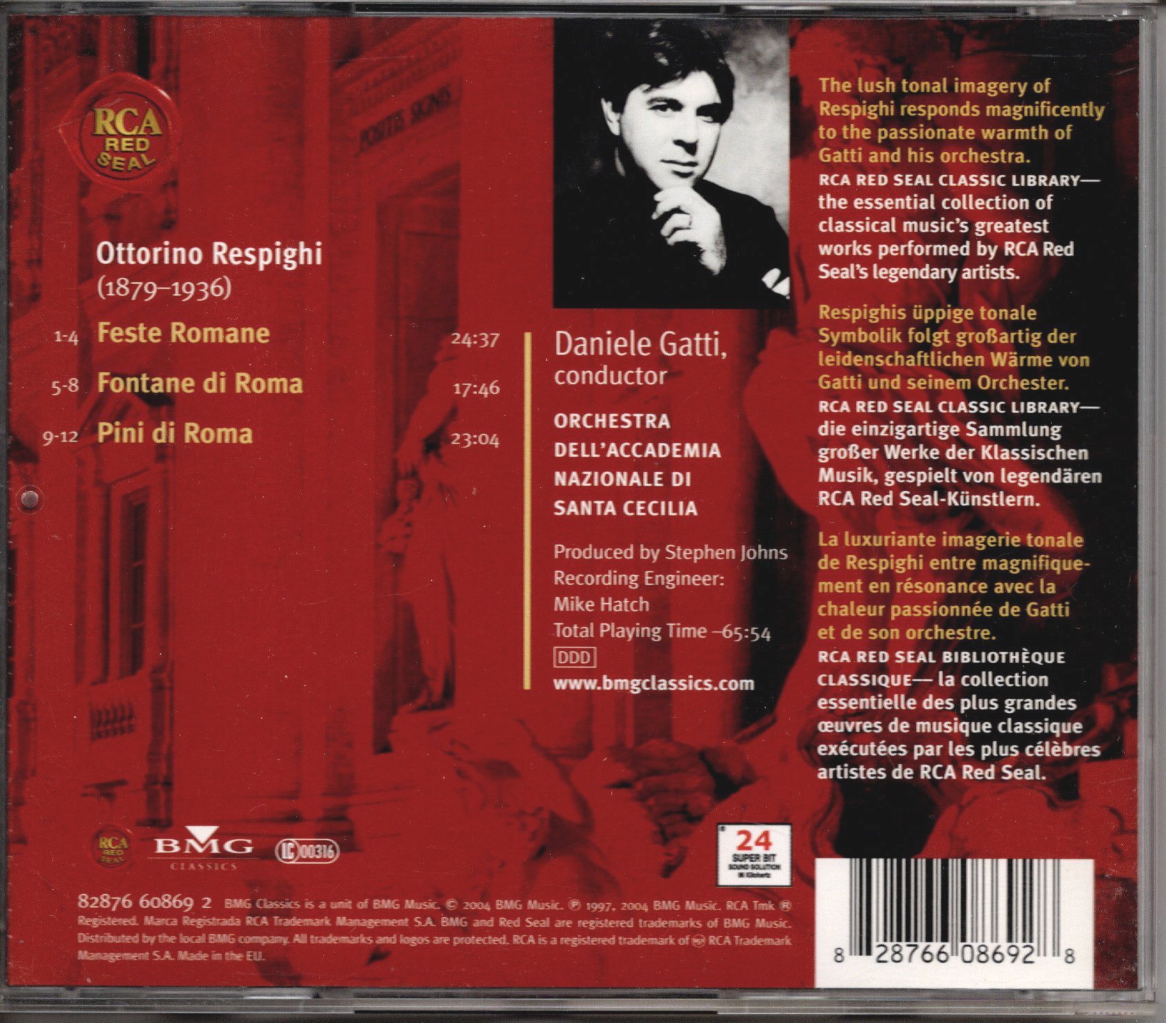 画像2: [中古CD] 欧RCA ダニエーレ・ガッティ／レスピーギ ローマ三部作
