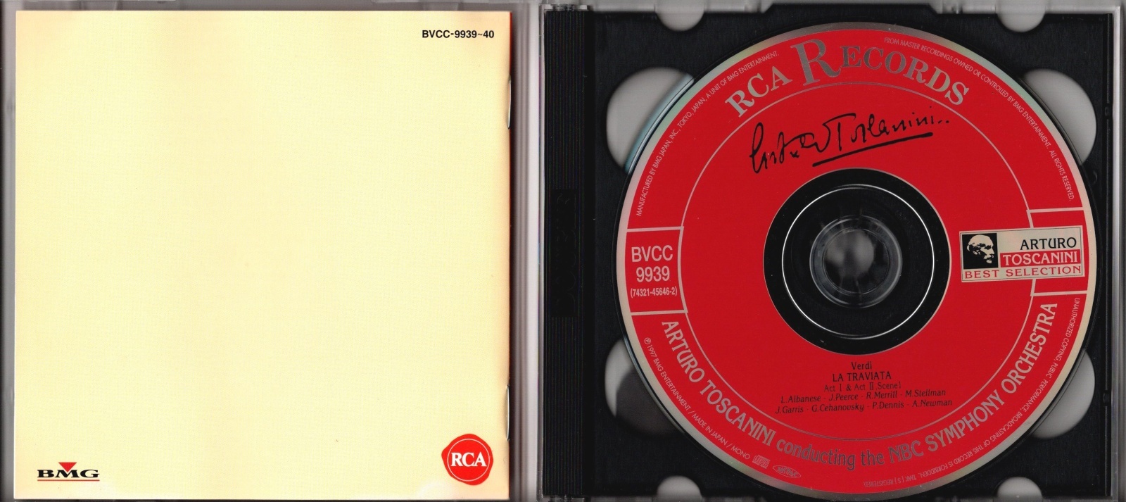 画像3: [中古CD] RCA [2枚組] トスカニーニ／ヴェルディ 歌劇椿姫」