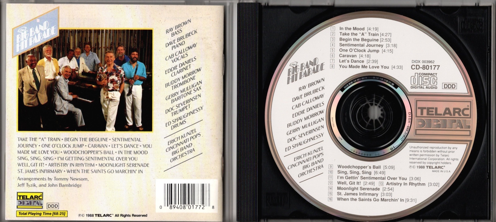 画像4: [中古CD] 米TELARC カンゼル＆シンシナティ・ポップス／THE BIG BAND HIT PARADE