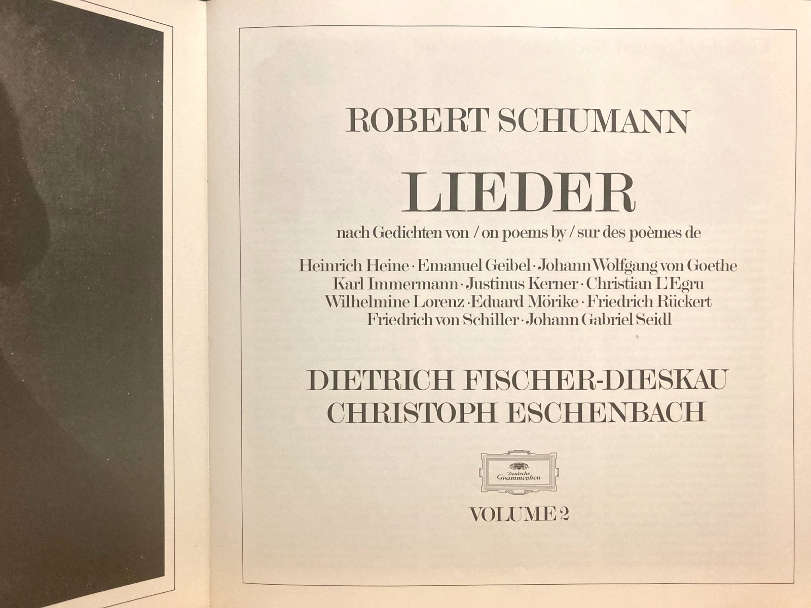 画像5: 独DG [3枚組] フィッシャー=ディースカウ／シューマン歌曲集 第2巻