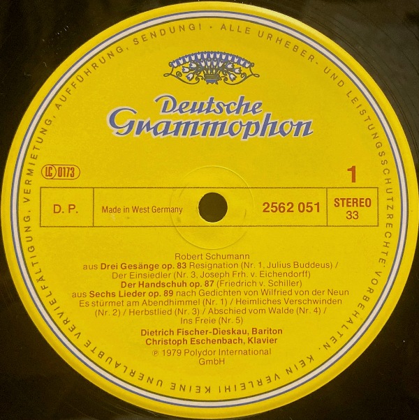 画像2: 独DG [3枚組] フィッシャー=ディースカウ／シューマン歌曲集 第3巻