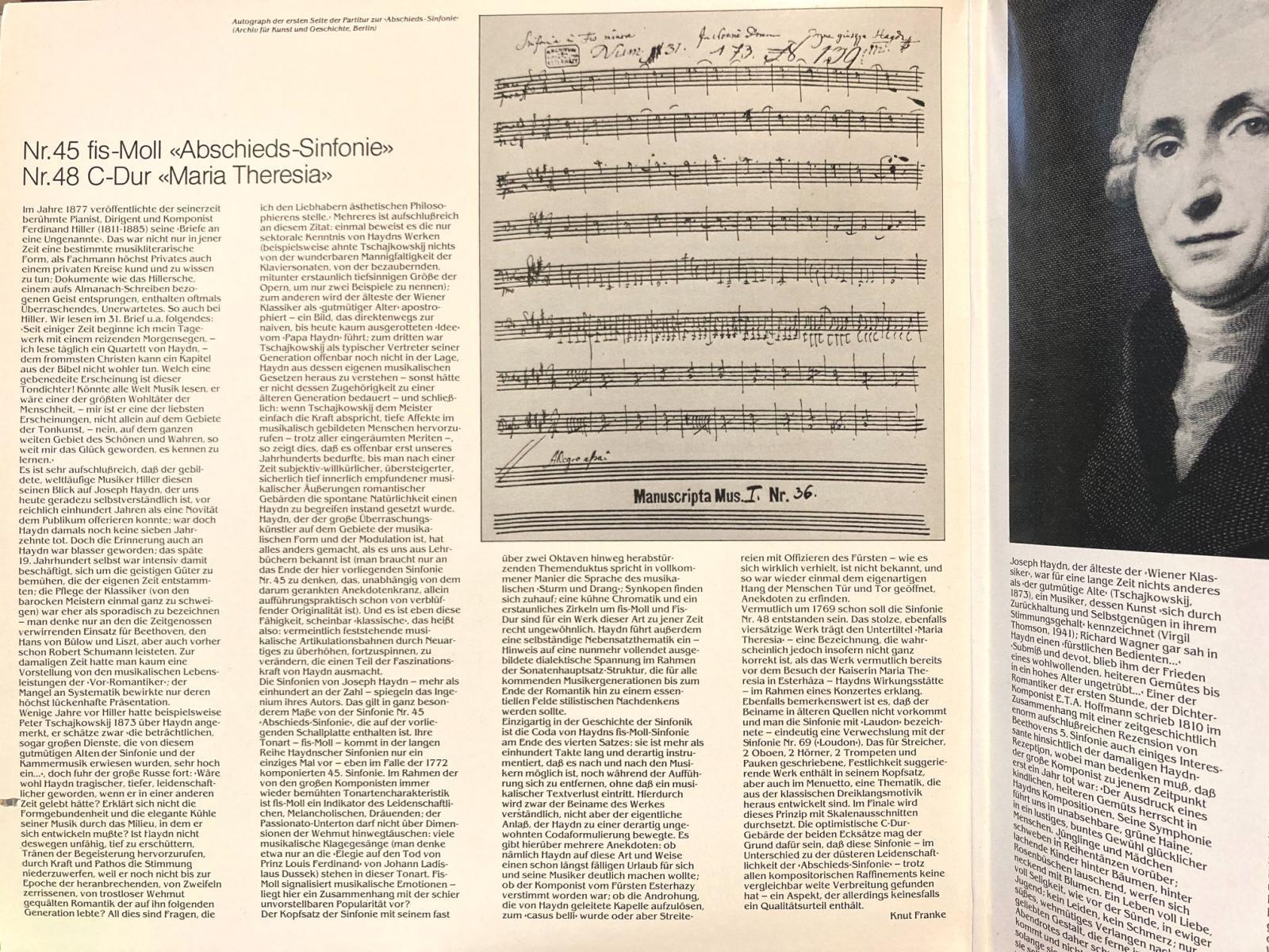 画像4: 独Intercord [2枚組] ミュンヒンガー/ハイドン 交響曲第45番「告別」, 第48番「マリア・テレジア」, 第88番, 第92番「オックスフォード」