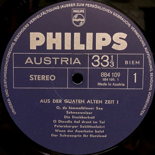 画像2: オーストリアPHILIPS 古き良き時代から〜オーストリアの伝統音楽