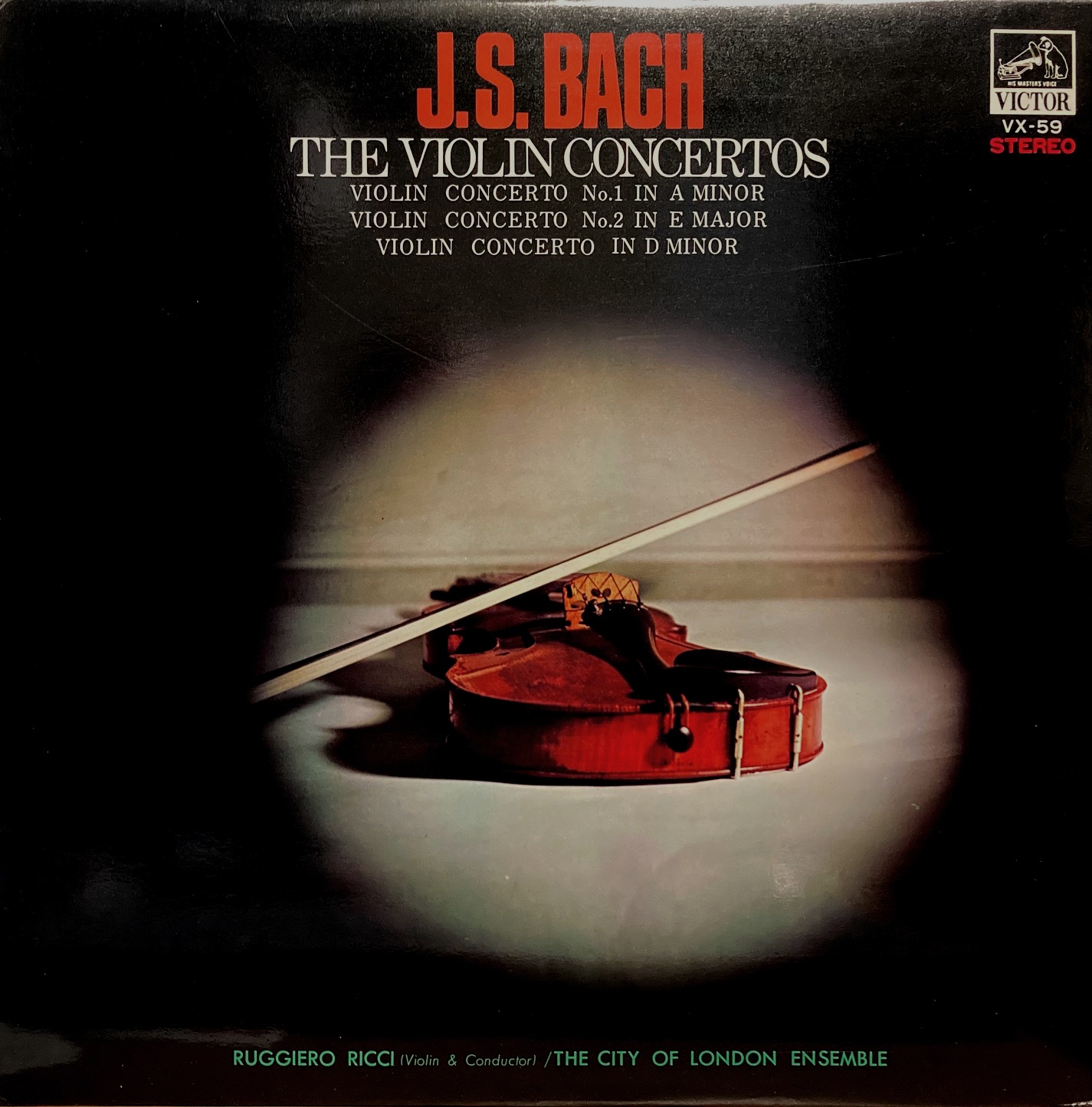 画像1: VICTOR(UNICORN) ルッジェロ・リッチ／J.S.バッハ ヴァイオリン協奏曲集