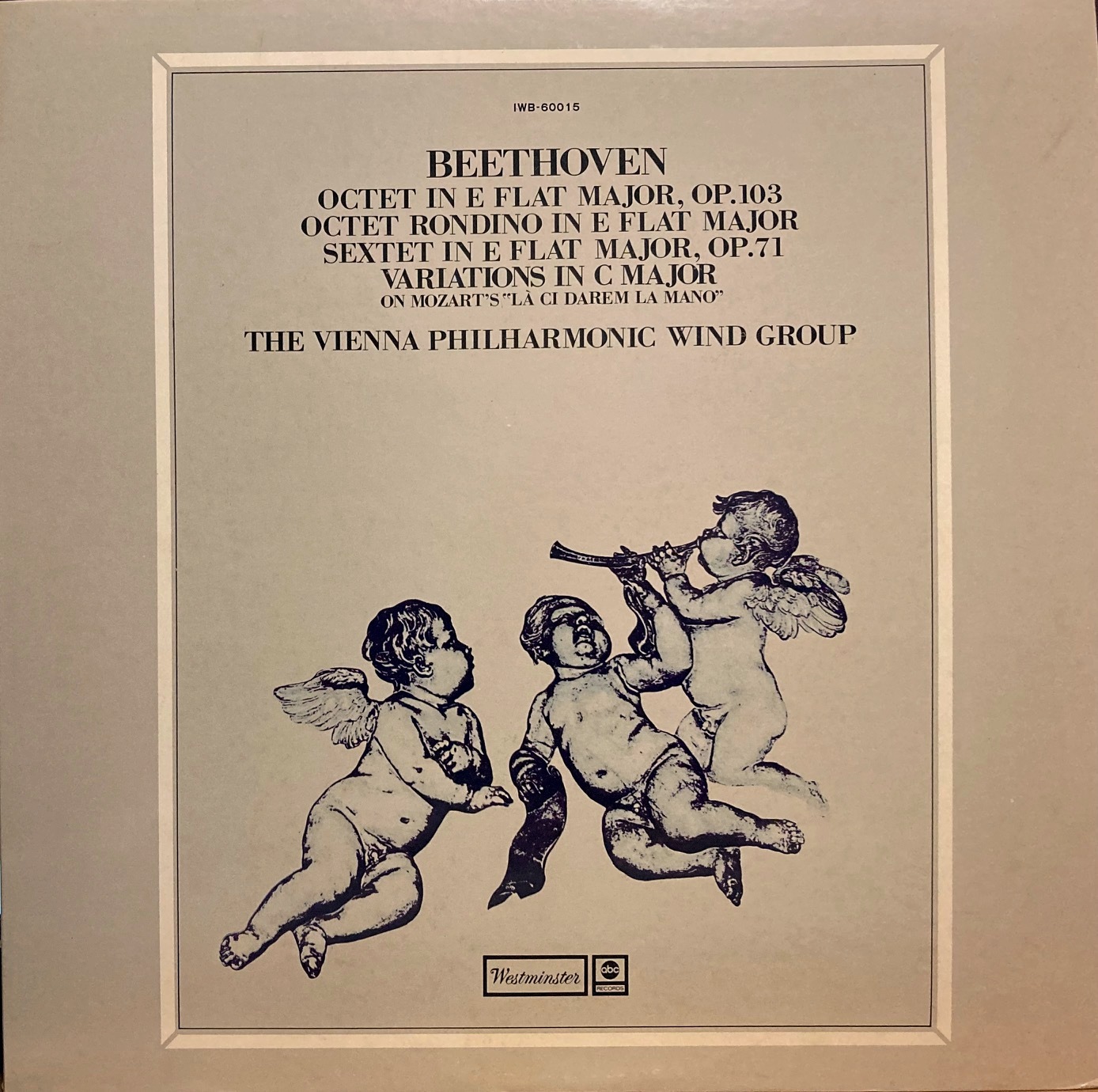 画像2: Westminster ウィーン・フィルハーモニー木管グループ/ベートーヴェン 八重, 六重奏曲, お手をどうぞによる変奏曲